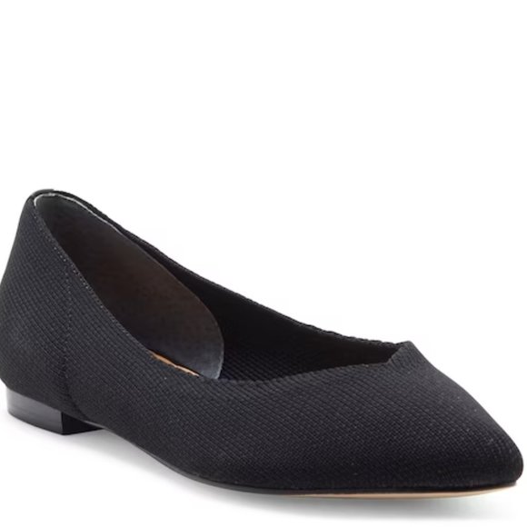 CC CORSO COMO Women's Black Pointy Knit JULIA Ballet Flats 10 - Picture 1 of 5